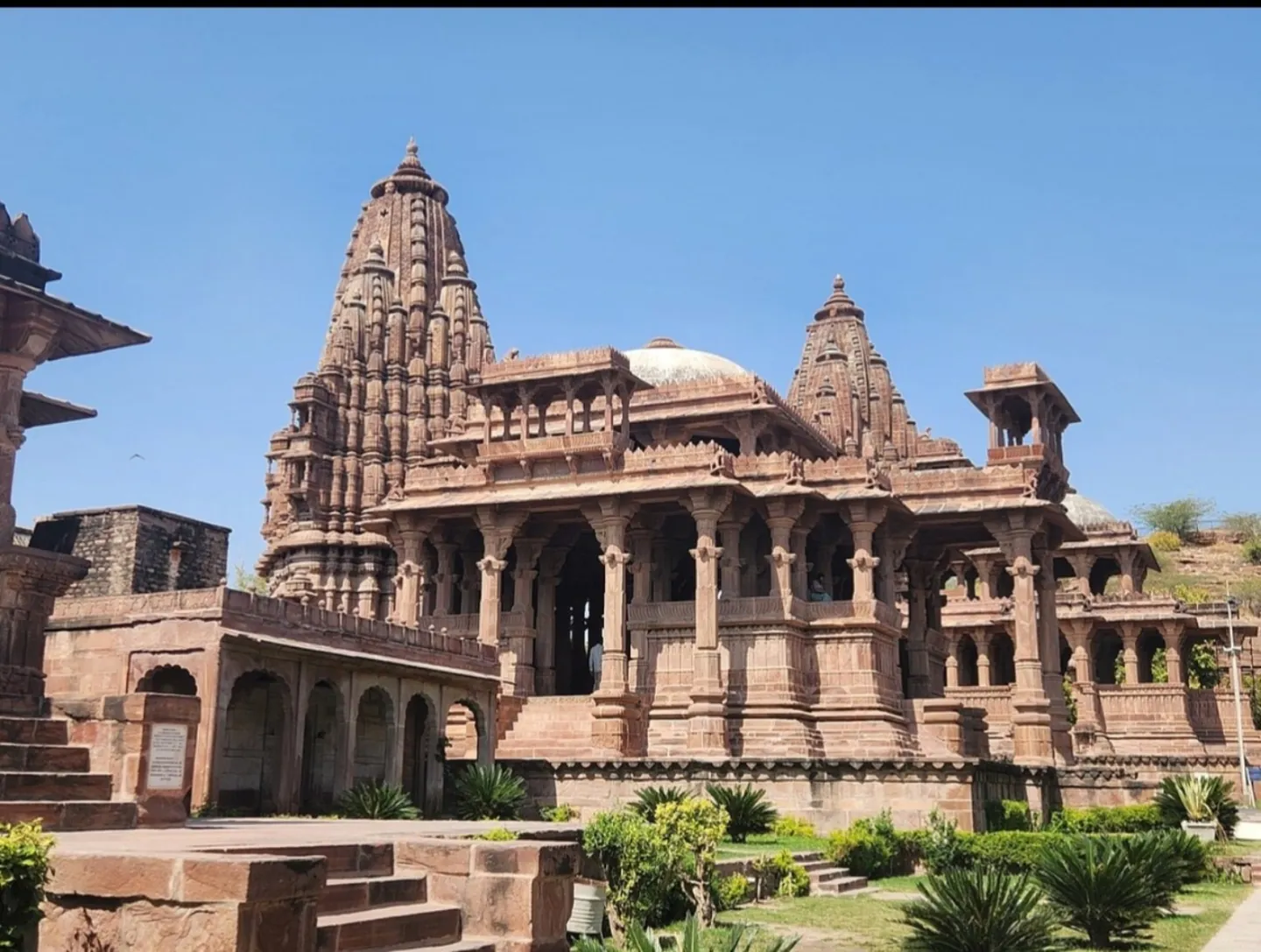 Carved sandstone heritage architecture in Jodhpur