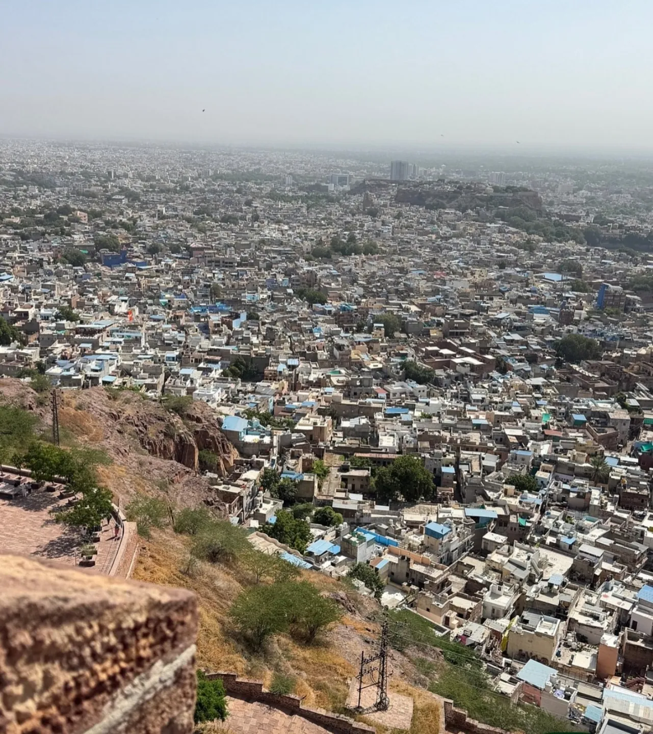 A panoramic view over Jodhpur